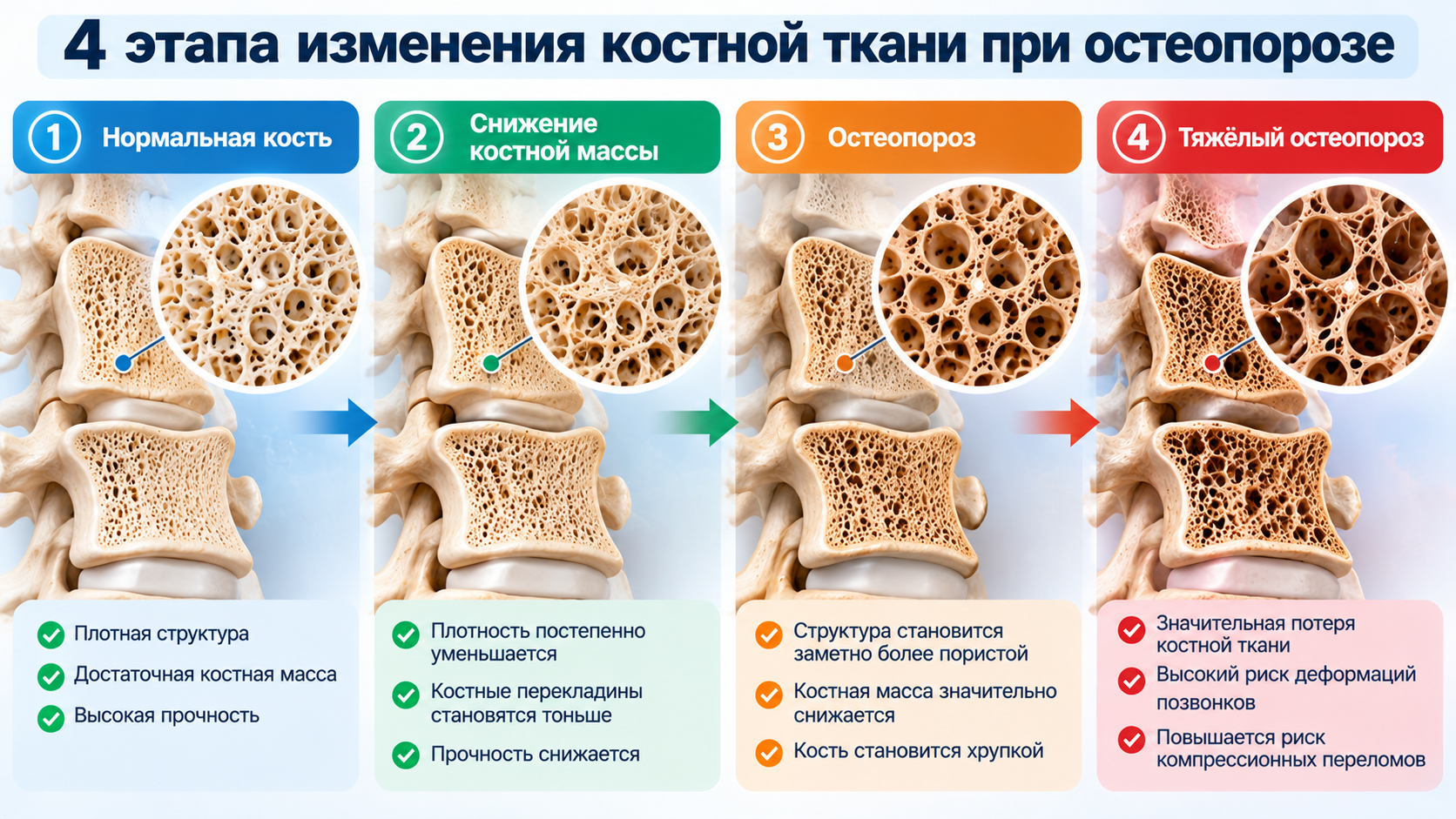Остеопороз: как остановить разрушение костей и сохранить их прочность? Лечение в Китае